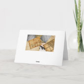 Personalisierter Glückwunsch zum Geburtstag Vintag Karte (Rückseite)