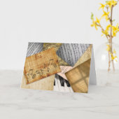 Personalisierter Glückwunsch zum Geburtstag Vintag Karte (Gelbe Blume)