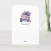 Personalisierter Glückwunsch zum Geburtstag Vintag Karte (Rückseite)