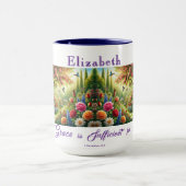 Personalisierter Gnaden-Garten-Becher Tasse (Zentrum)