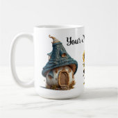 Personalisierter Gnom-Garten Kaffeetasse (Links)