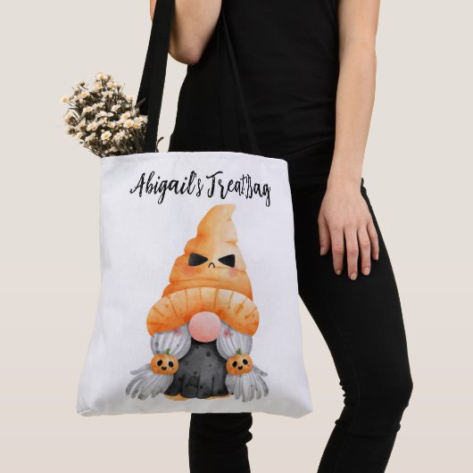 Personalisierter Gnome-Trick oder Tote-Beutel Tasche (Von Nahem)