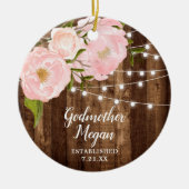 Personalisierter Godmütterbauernhof Keramik Ornament (Vorne)