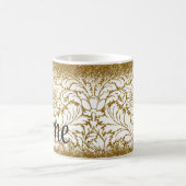 Personalisierter Gold Design Coffee Tasse Cup (Mittel)