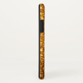 Personalisierter Gold Glitzer Ihr eigenes Foto Case-Mate iPhone Hülle (Hinten/Rechts)