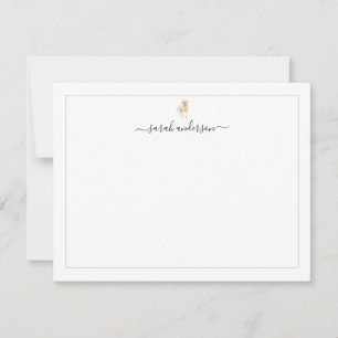 Personalisierter Golden Doodle Border Mitteilungskarte