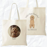 Personalisierter Golden Doodle Froher Gotcha-Tag