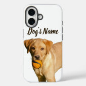 Personalisierter Golden Retriever - Case-Mate iPhone Hülle (Rückseite)