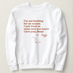 Personalisierter Golden Retriever - Geschenk für d Sweatshirt