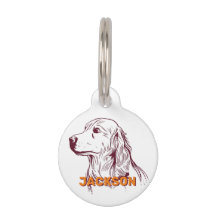 Personalisierter Golden Retriever Hund Lover Custo