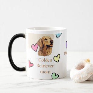Personalisierter Golden Retriever-Mom-Becher - Ind Verwandlungstasse