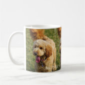 Personalisierter Goldendoodle Kaffeetasse (Links)