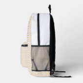 Personalisierter goldener geometrischer Rucksack (Rechts)