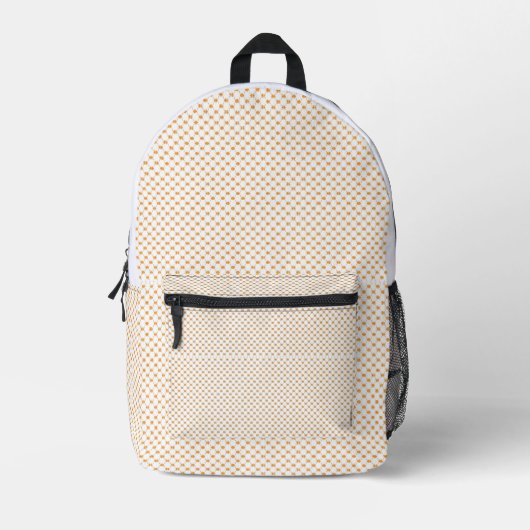 Personalisierter goldener geometrischer Rucksack (Vorderseite)