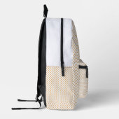 Personalisierter goldener geometrischer Rucksack (Links)