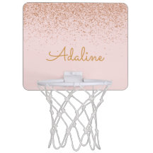 Personalisierter goldener Glitter-Monogramm-Name