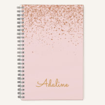 Personalisierter goldener Glitter-Monogramm-Name
