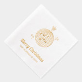 Personalisierter Goldschmied Retro Disco Servietten Mit Folie (Rechts)