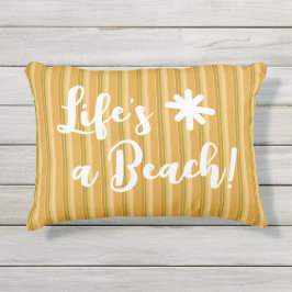 Personalisierter GoldSenf Kissen Für Draußen