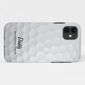 Personalisierter Golf-Ball Case-Mate iPhone Hülle (Rückseite (Horizontal))