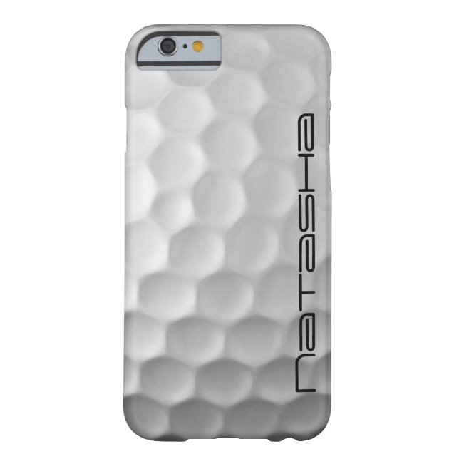 Personalisierter Golf Ball Dimples Textur Muster Case-Mate iPhone Hülle (Rückseite)