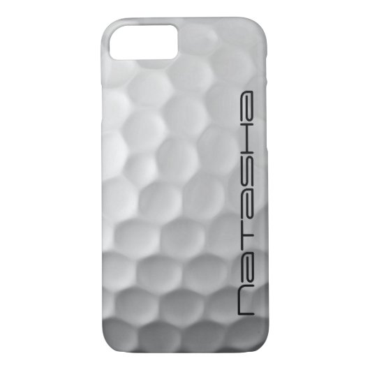 Personalisierter Golf Ball Dimples Textur Muster Case-Mate iPhone Hülle (Rückseite)