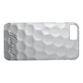 Personalisierter Golf Ball Dimples Textur Muster Case-Mate iPhone Hülle (Rückseite (Horizontal))