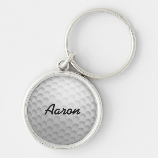 Personalisierter Golf Ball Keyring Schlüsselanhäng Schlüsselanhänger (Vorne)