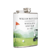 Personalisierter Golf Buggy Club Name Flachmann (Rechts)
