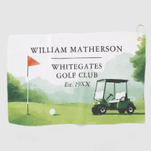 Personalisierter Golf Buggy Club Name