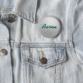 Personalisierter Golf-Button Button (Beispiel)