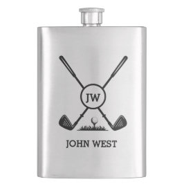 Personalisierter Golf Classic Flask Flachmann