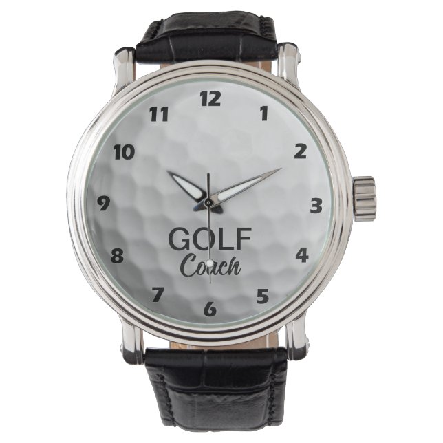 Personalisierter Golf-Coach Armbanduhr (Vorderseite)