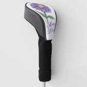 Personalisierter Golf Cover Head mit Chrysanthemum Headcover (angewinkelt)