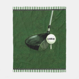 Personalisierter Golf Fleecedecke