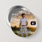 Personalisierter Golf-Foto-Button Button (Vorne & Hinten)