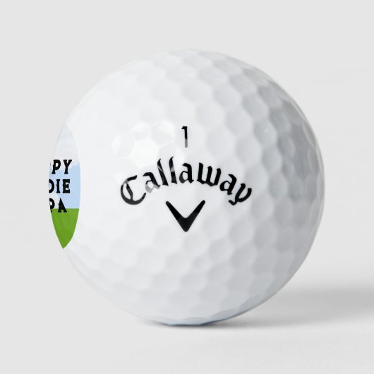 Personalisierter Golf Geburtstag Golfball (Logo)