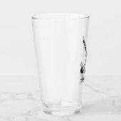 Personalisierter Golf Glass Cup Glas (Rechts)