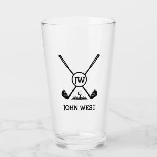 Personalisierter Golf Glass Cup Glas