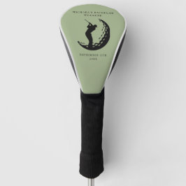 Personalisierter Golf Head Cover | Bachelor Golf P Headcover