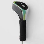 Personalisierter Golf Head Cover Headcover (angewinkelt)