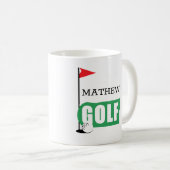 Personalisierter Golf-Kaffeebecher Kaffeetasse (VorderseiteRechts)