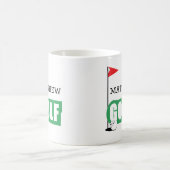 Personalisierter Golf-Kaffeebecher Kaffeetasse (Mittel)