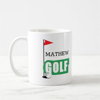 Personalisierter Golf-Kaffeebecher Kaffeetasse