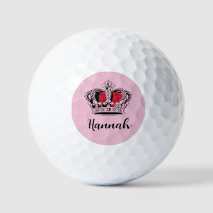 Personalisierter Golf Königin Golfball