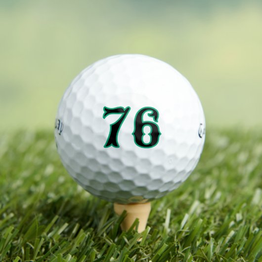 Personalisierter Golf - Kundenspezifische Nummer L Golfball (Insitu T-Shirt)