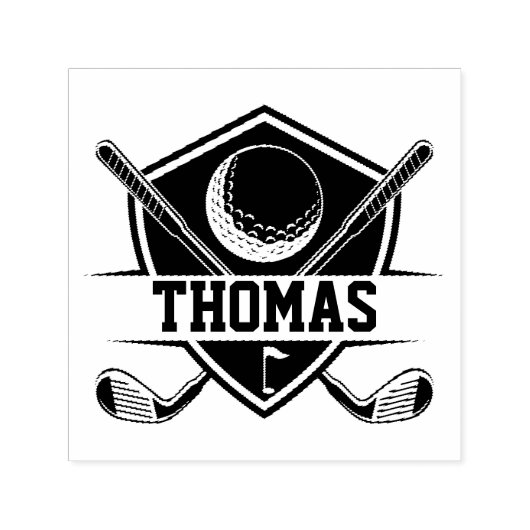 Personalisierter Golf-Liebhaber Permastempel (Design)