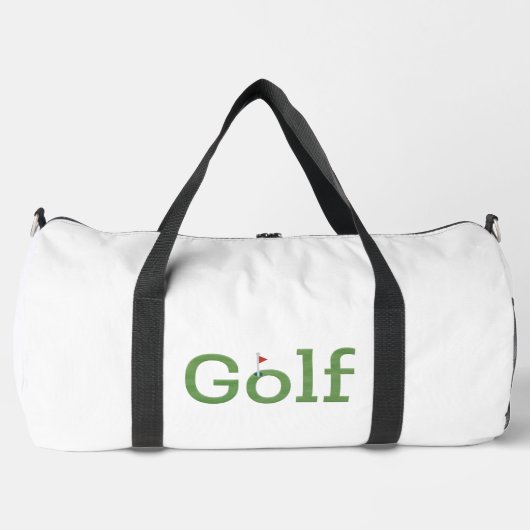 Personalisierter Golf mit Flagstick Duffle Bag (Vorderseite)