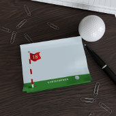 Personalisierter Golf Putting Green Post - Notizen