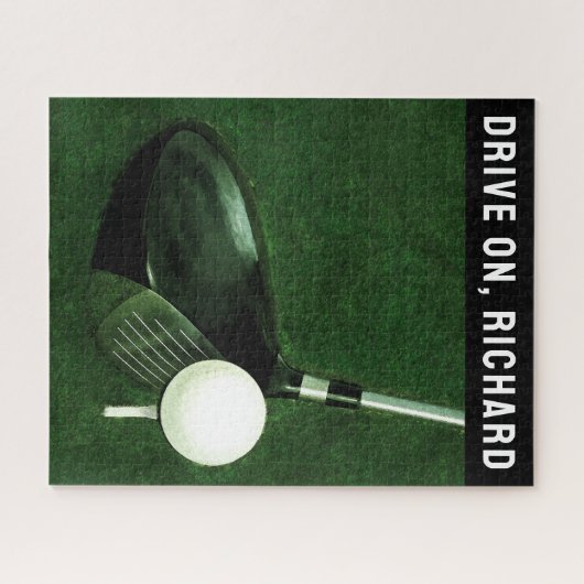 Personalisierter Golf Puzzle (Horizontal)